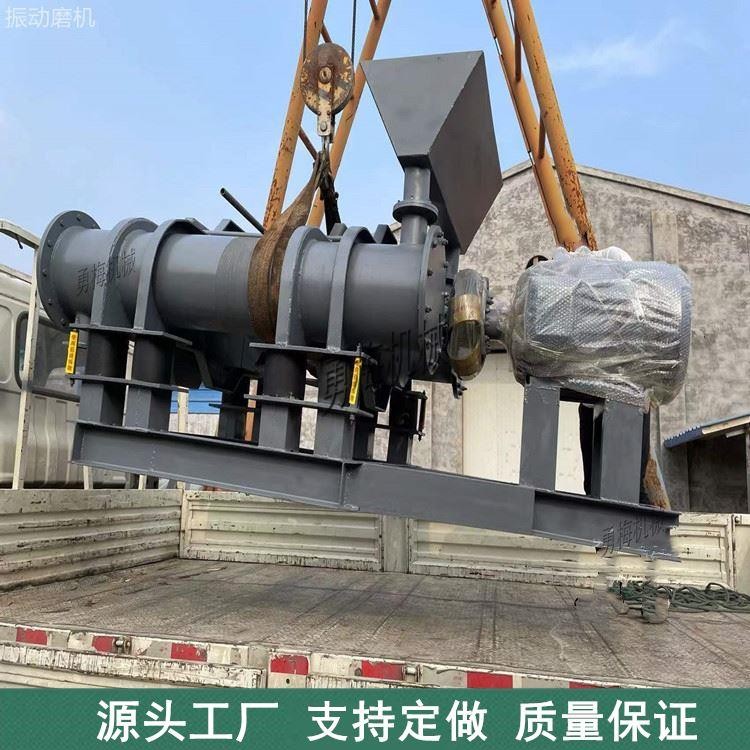 新鄉勇梅機械礦石 玻璃纖維2ZM雙筒臥式振動磨機